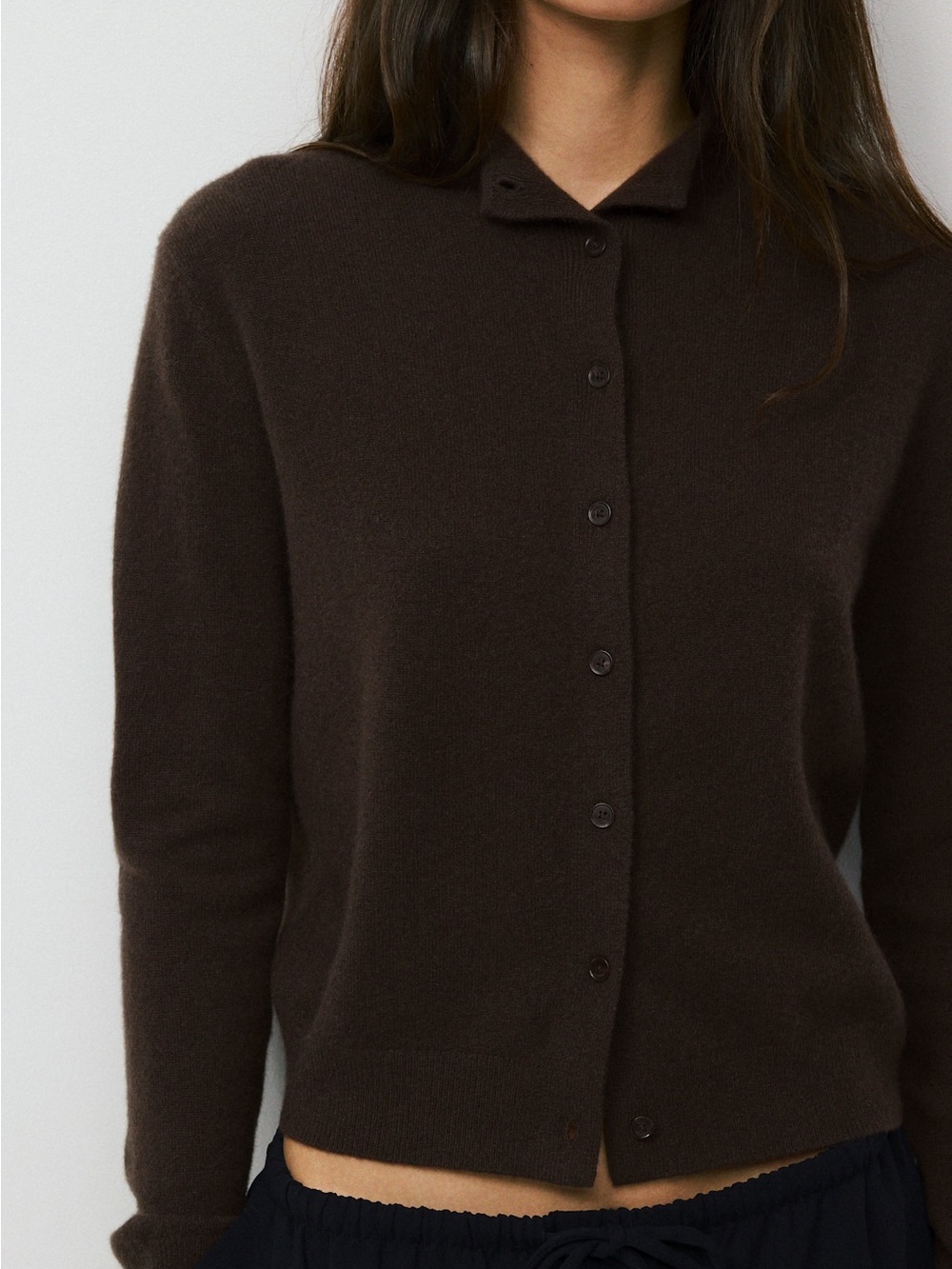 Aritzia bare cashmere saga sweater brown new tags med! Won’t leave up long! - Picture 4 of 8